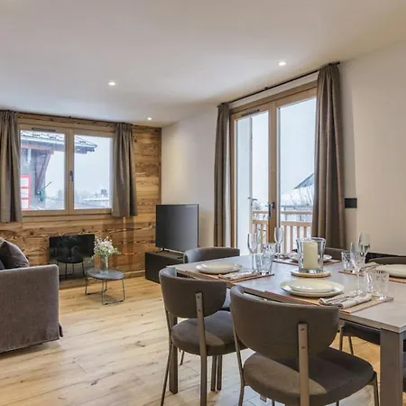 Jacaranda3 Sublime 6pax Vue Mtblanc Parking Appartamento